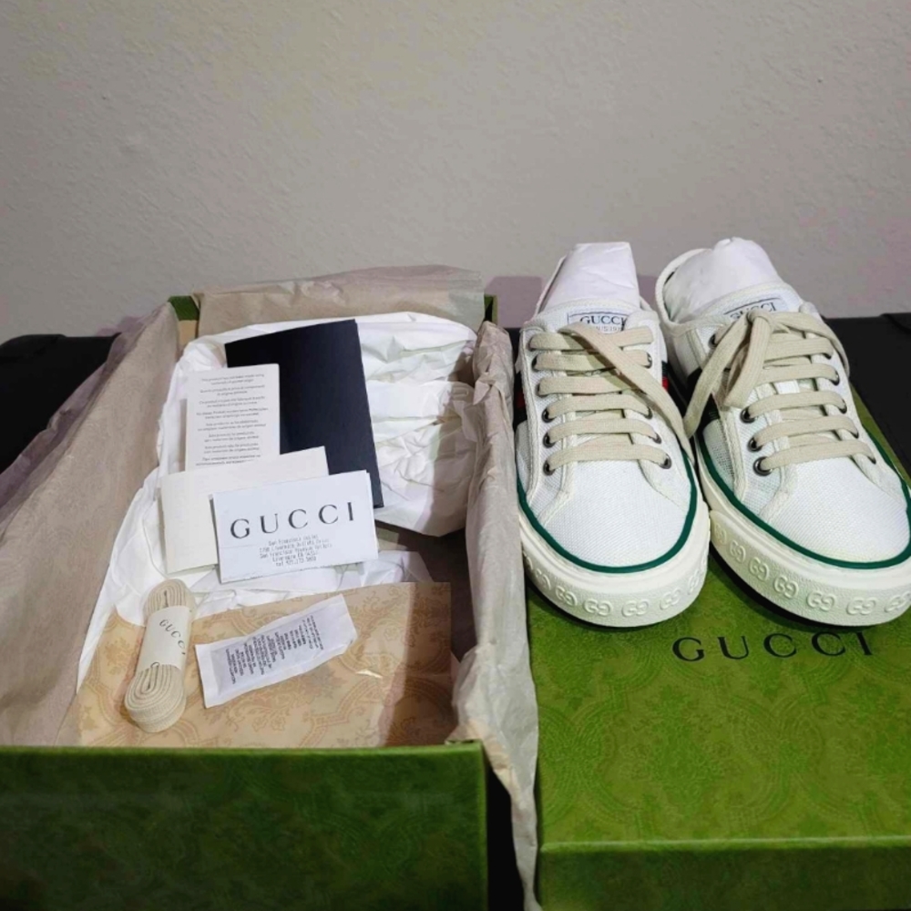 Mesh Web 1977 Tennis Sneakers 5 Mystic White